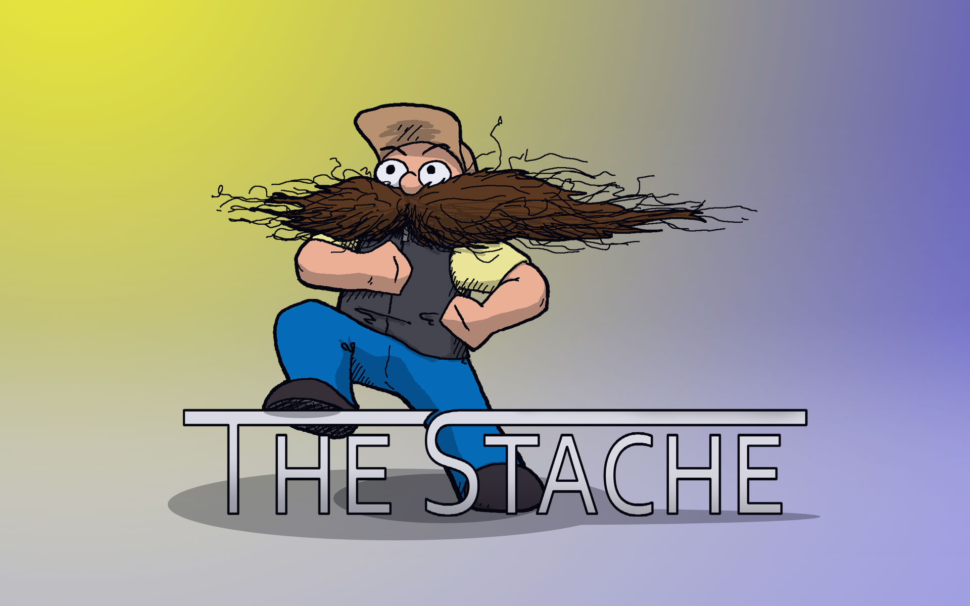Title Screen for The Stache